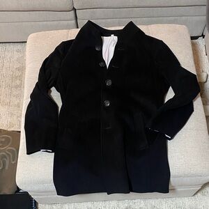 Men's Classic Black Pea Coat